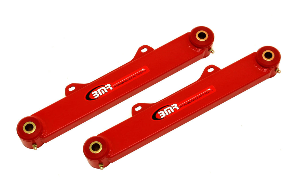 BMR TOE RODS REAR NON-ADJ POLY BUSHINGS - RED (10-15 CAMARO) - eliteracefab.com