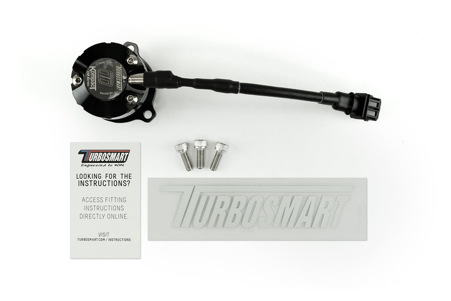 Turbosmart Kompact EM Blow Off Valve VR9 Dual Port, BMW, 3.0L N55, 1.6L N13 TS-0223-1094 Turbosmart