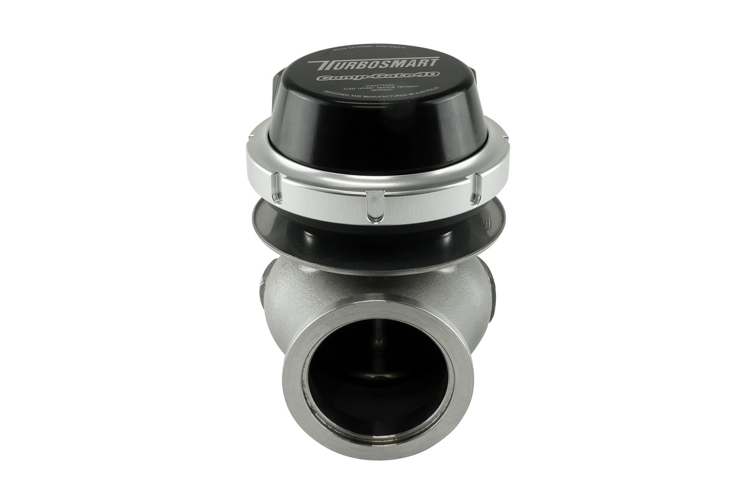 Turbosmart WG40 Compgate 40mm External Wastegate - 7 PSI BLACK Gen4 TS-0505-1006 - eliteracefab.com