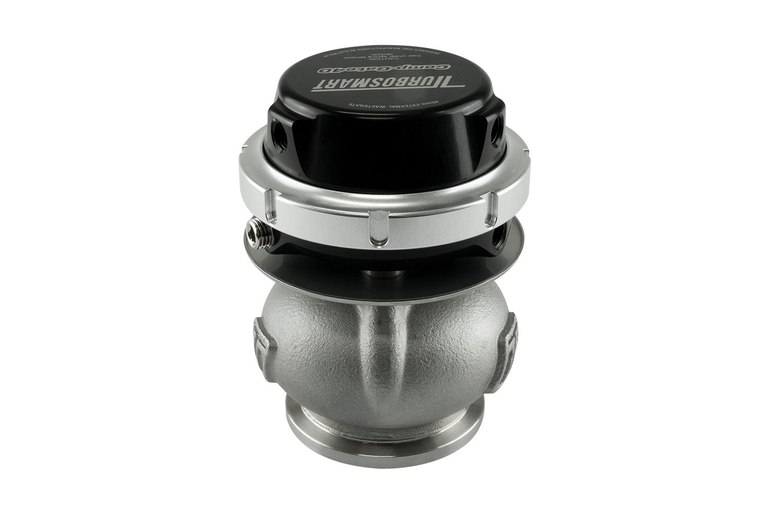 Turbosmart WG40 Compgate 40mm External Wastegate - 7 PSI BLACK Gen4 TS-0505-1006 - eliteracefab.com