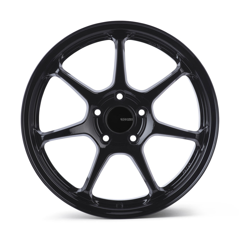 Enkei TS-7 18x9.5 5x114.3 38mm Offset 72.6mm Bore Gloss Black Wheel - eliteracefab.com