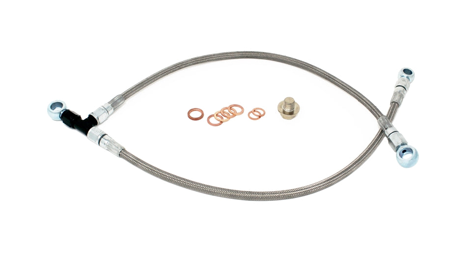 Torque Solution Turbo Oil Feed Line Kit - Subaru EJ Stock Location - eliteracefab.com