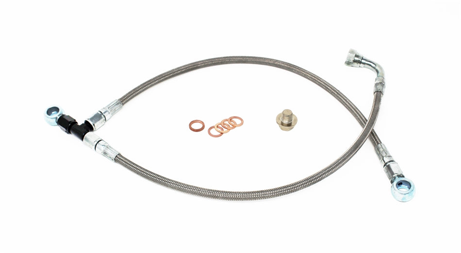 Torque Solution Turbo Oil Feed Line Kit - Subaru EJ w/ Garrett GT Series - eliteracefab.com