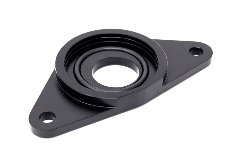 Torque Solution HKS BOV Adapter Flange: Subaru WRX / STi - Black - eliteracefab.com