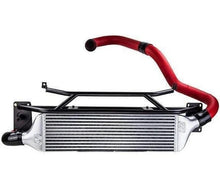 Load image into Gallery viewer, TURBOXS FRONT MOUNT INTERCOOLER KIT; WRINKLE RED POWDER COAT PIPES SUBARU WRX; 2015-2016 - eliteracefab.com