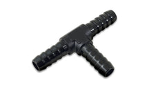 Load image into Gallery viewer, Vibrant 5/32in Barbed Tee Adapter - Black Anodized - eliteracefab.com
