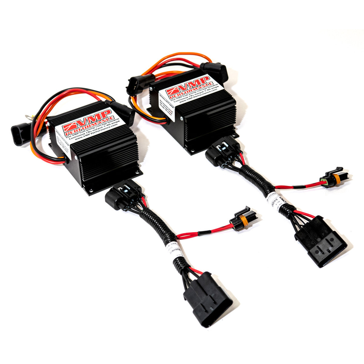 VMP Performance 07-10 Ford Shelby GT500 Dual Plug and Play Fuel Pump Voltage Booster - eliteracefab.com