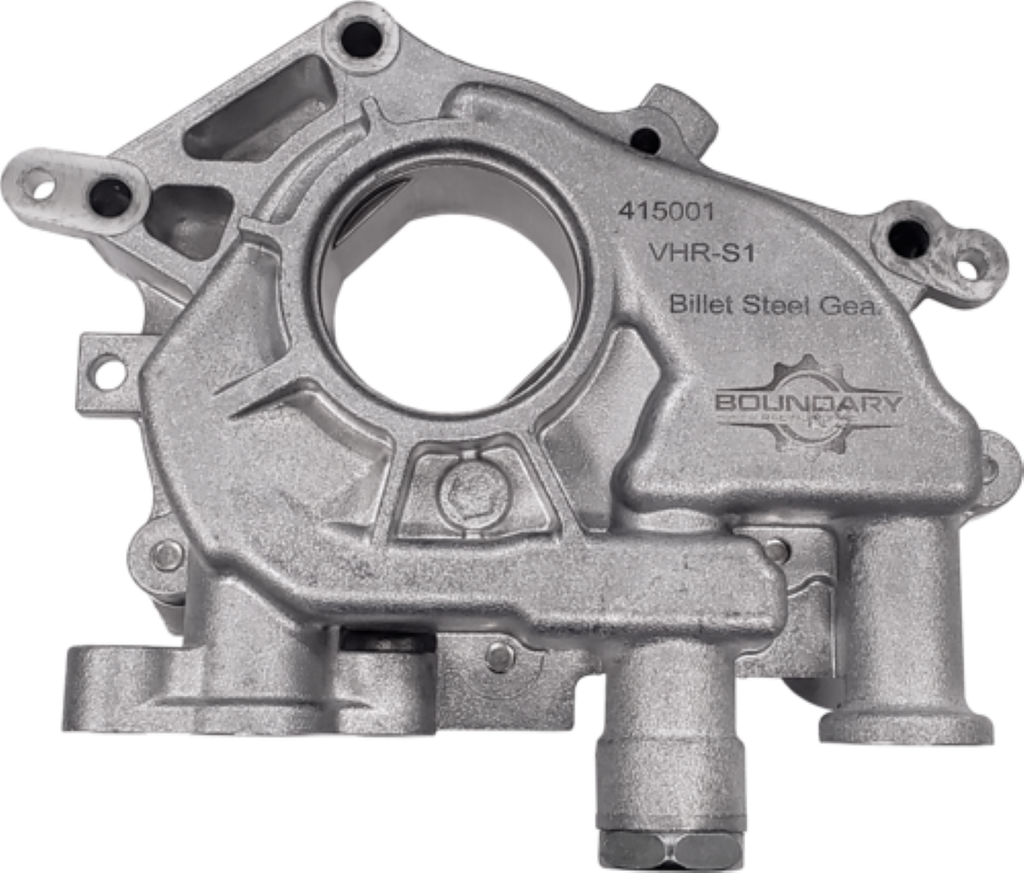 Boundary Nissan VQ 3.5L/3.7L VHR Oil Pump Assembly w/Billet Back Plate - eliteracefab.com