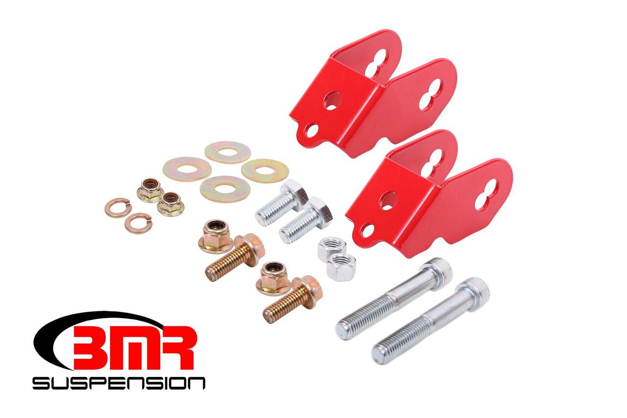BMR REAR CAMBER ADJUSTMENT LOCKOUT KIT RED (2015+ MUSTANG) - eliteracefab.com