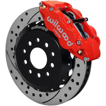 Wilwood Narrow Superlite 6R Front Hat Kit 13.06in 2005-2014 Mustang - eliteracefab.com
