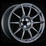 SSR GTX01 18x10.5 5x114.3 15mm Offset Dark Silver Wheel Evo X / G35 / 350z / 370z