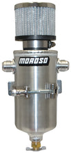 Load image into Gallery viewer, Moroso Breather Tank/Catch Can - Two -10An Male Fittings - Aluminum.