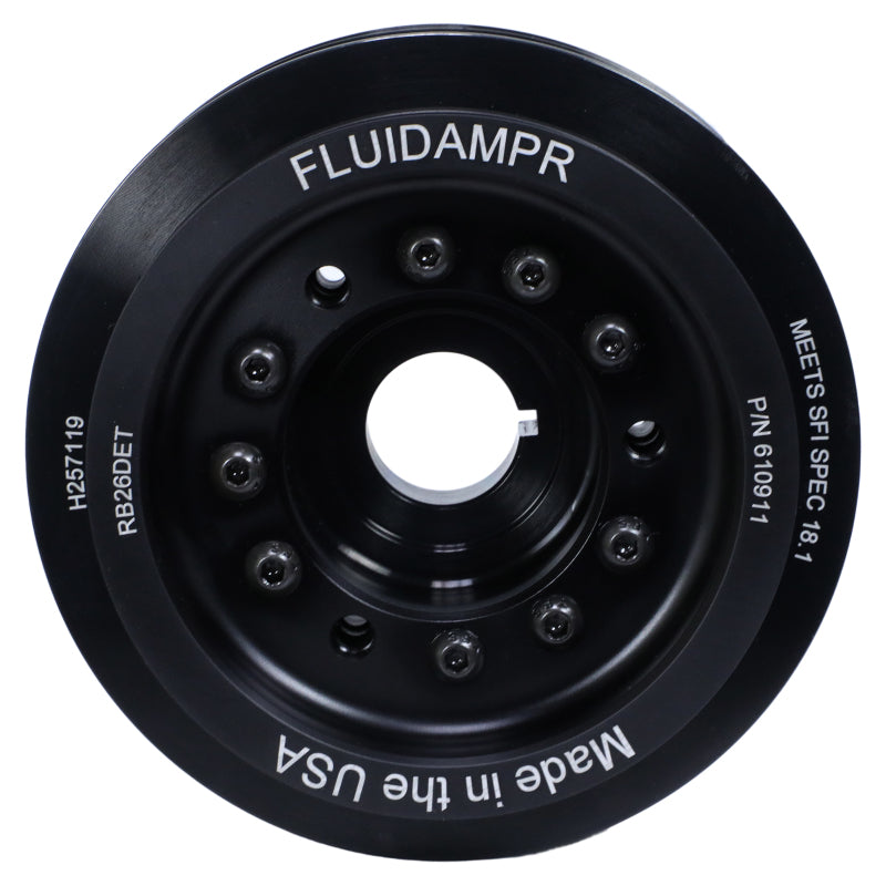 Fluidampr Nissan RB26DET Phase-2 BCNR33 GT-R / BNR-34 GT-R Steel Internally Balanced Damper - eliteracefab.com