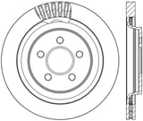 StopTech Slotted & Drilled Sport Brake Rotor - 2015 Ford Mustang GT - Rear Right