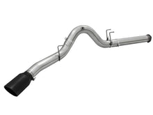 Load image into Gallery viewer, aFe MACHForce XP Exhaust 5in DPF-Back Stainless Steel Exht 2015 Ford Turbo Diesel V8 6.7L Black Tip - eliteracefab.com