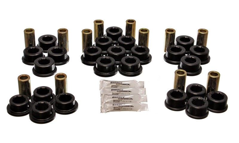 Energy Suspension 87-92 Toyota Supra Black Rear Control Arm Bushing Set - eliteracefab.com