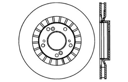 StopTech 00-09 S2000 Slotted & Drilled Right Front Rotor - eliteracefab.com