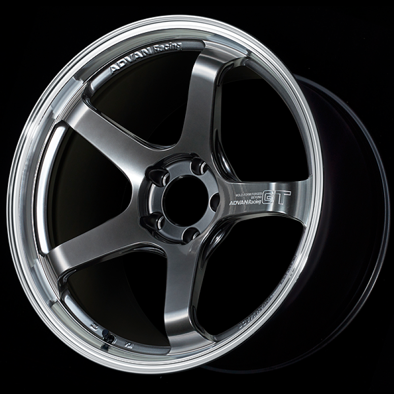 Advan GT Beyond 19x9.5 +25 5-112 Machining & Racing Hyper Black Wheel - eliteracefab.com