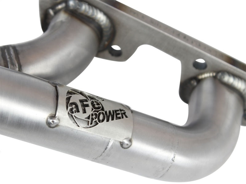 aFe Twisted Steel Header SS-409 HDR Jeep Wrangler JK 07-11 V6 3.8L aFe