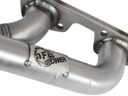 aFe Twisted Steel Header SS-409 HDR Jeep Wrangler JK 07-11 V6 3.8L aFe