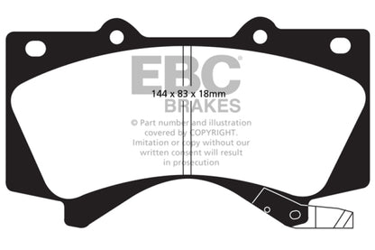 EBC Brakes Bluestuff Street and Track Day Brake Pads - eliteracefab.com