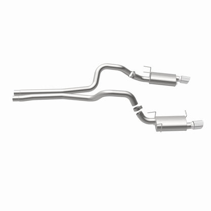 MagnaFlow 13 Ford Mustang Dual Split Rear Exit Stainless Cat Back Performance Exhaust (Street) Magnaflow