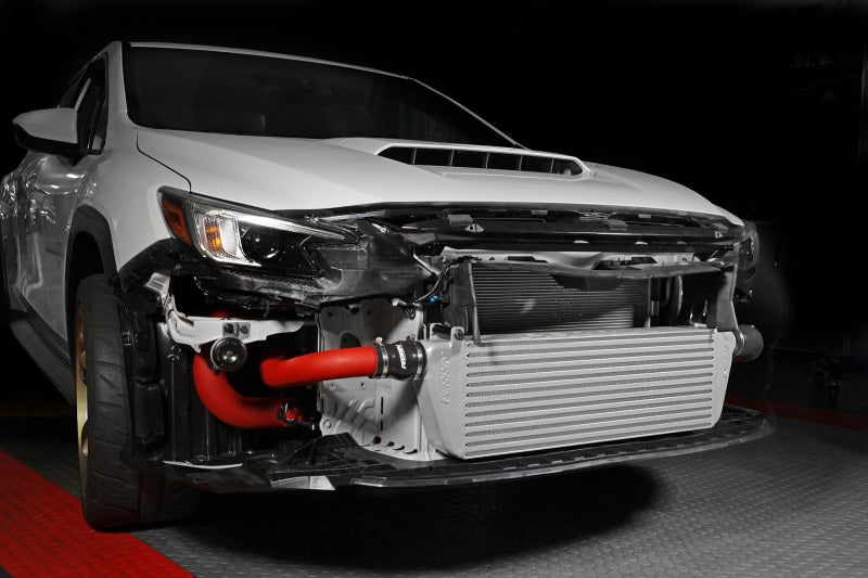 Perrin 22-23 Subaru WRX Front Mount Intercooler Kit (Red Tubes & Silver Core) Perrin Performance