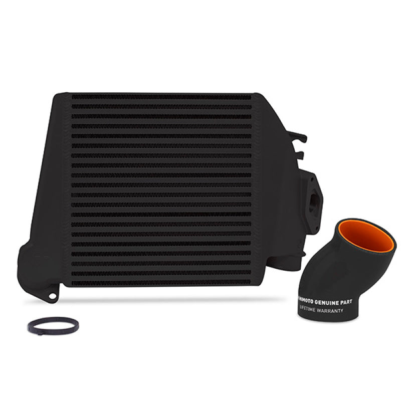 Mishimoto 08-14 Subaru WRX Top-Mount Intercooler Kit - Powder Coated Black & Black Hoses - eliteracefab.com