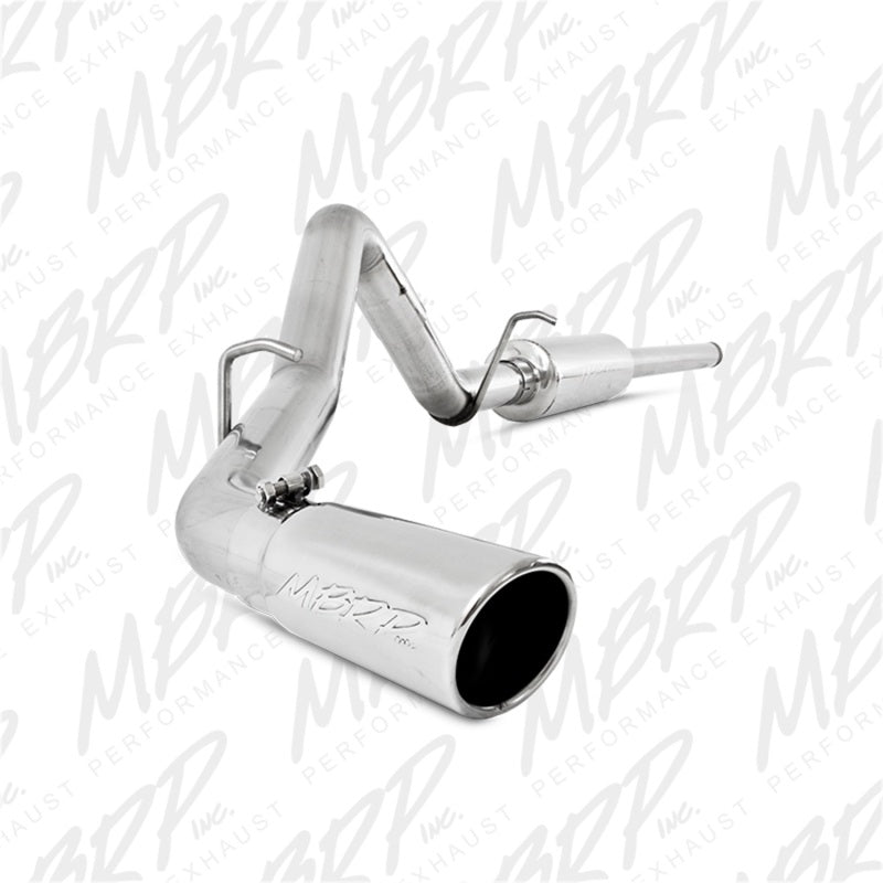 MBRP 14 Chevy/GMC 1500 Silverado/Sierra 4.3L V6/5.3L V8 Single Side Exit T409 3in Cat Back Exhaust - eliteracefab.com