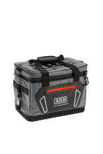 Load image into Gallery viewer, ARB Cooler Bag Charcoal w/ Red Highlights 15in L x 11in W x 9in H Holds 22 Cans - eliteracefab.com