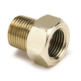 AutoMeter FITTING; ADAPTER; 3/8in. NPT MALE; BRASS; FOR MECH. TEMP. GAUGE