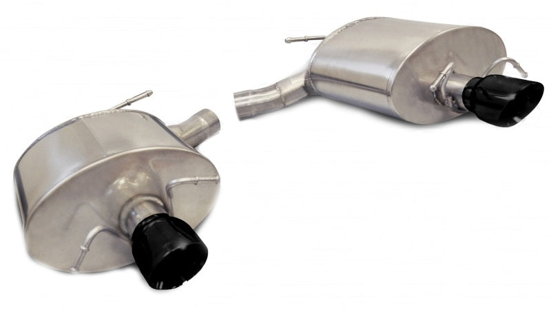 Corsa 11-13 Cadillac CTS Wagon V 6.2L V8 Black Sport Axle-Back Exhaust CORSA Performance