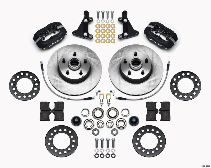 Wilwood Forged Dynalite Front Kit 11.28in 1 PC Rotor&Hub Ford 1949-1953 Wilwood