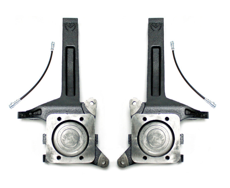 MaxTrac 07-18 Toyota Tundra 2WD 3.5in Front Lift Spindles w/Extended DOT Compliant Brake Lines - eliteracefab.com