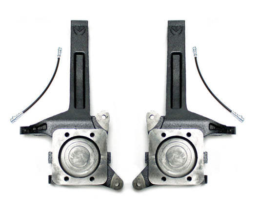 MaxTrac 07-18 Toyota Tundra 2WD 3.5in Front Lift Spindles w/Extended DOT Compliant Brake Lines - eliteracefab.com