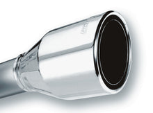 Load image into Gallery viewer, Borla 2.5in Inlet 4.5in Round Rolled Angle Cut Phantom X 7.75in Long Embossed Universal Exhaust Tips - eliteracefab.com