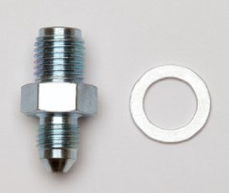 Wilwood Fitting Kit Adaptor -3 JIC to 7/16-20 Male w/ Crush Washer Wilwood