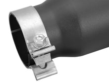 Load image into Gallery viewer, aFe MACHForce XP 3in Inlet x 4in Outlet x 9in Length Clamp-On Black Tip - eliteracefab.com