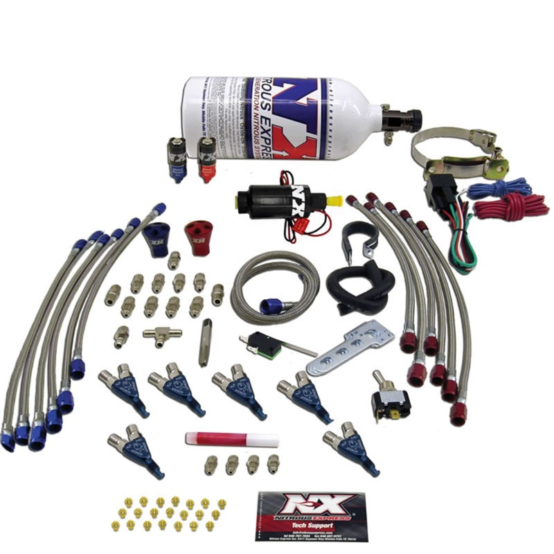 Nitrous Express Six Cyl Piranha Nitrous Kit w/2.5lb Bottle