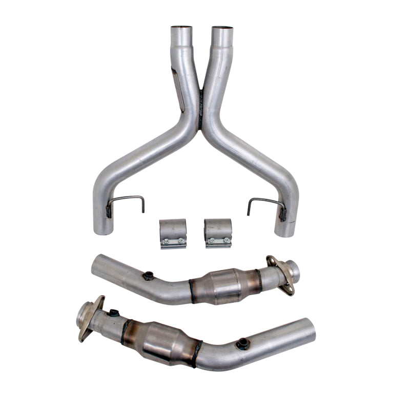 BBK 05-10 Mustang 4.6 GT High Flow X Pipe With Catalytic Converters - 2-3/4 - eliteracefab.com