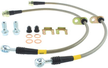 Load image into Gallery viewer, STOPTECH 08-09 SUBARU STI / 13 SUBARU BRZ / 13 SCION FR-S STAINLESS STEEL REAR BRAKE LINES, 950.47508 - eliteracefab.com