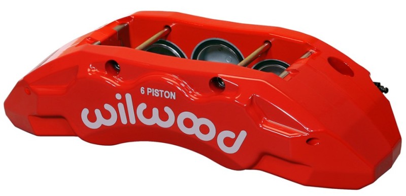 Wilwood Caliper-TX6R- R/H - Red 2.00/1.88/1.88in Pistons 1.50in Disc Wilwood