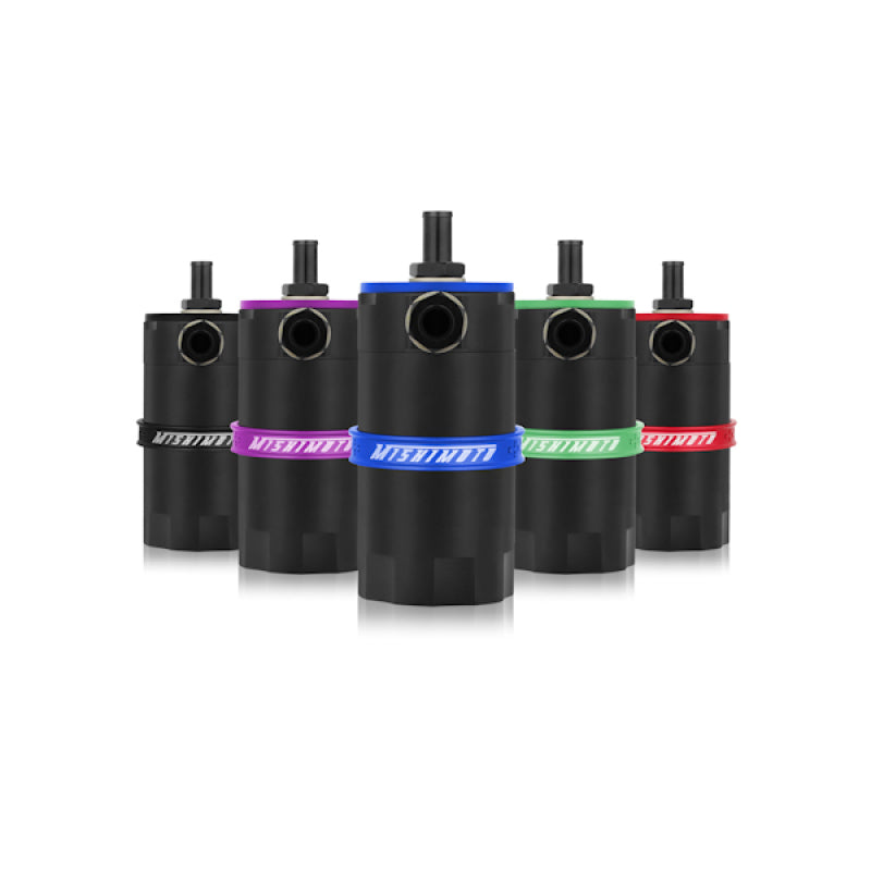 Mishimoto Universal Baffled Oil Catch Can - Green Mishimoto