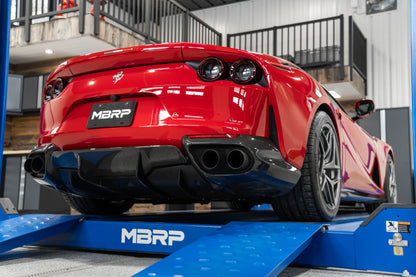 MBRP 12-21 Ferrari 812SF/812GTS/F12 6.3L/ 6.5L 3in Resonator Delete X-Pipe - T304 - eliteracefab.com