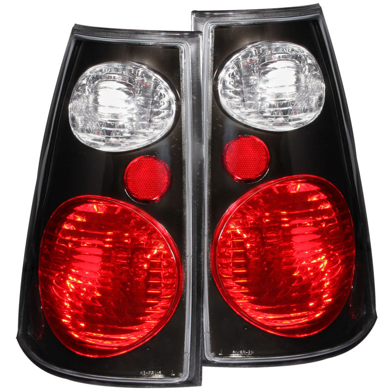 ANZO USA Ford Explorer Sport Trac Taillights Black; 2001-2005 - eliteracefab.com