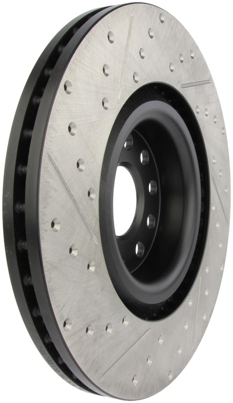 STOPTECH 09 VW PASSAT CC / 06-09 PASSAT SLOTTED & DRILLED LEFT FRONT ROTOR, 127.33112L - eliteracefab.com