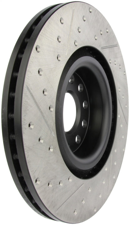 STOPTECH 09 VW PASSAT CC / 06-09 PASSAT SLOTTED & DRILLED LEFT FRONT ROTOR, 127.33112L - eliteracefab.com