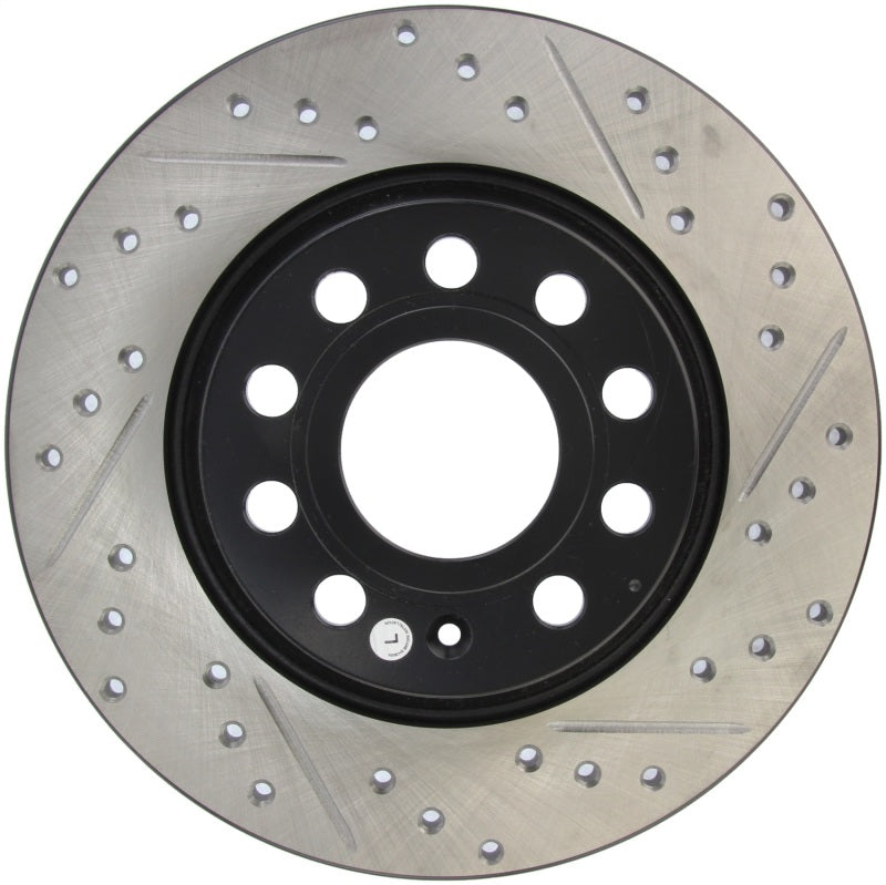 StopTech Slotted & Drilled Sport Brake Rotor - eliteracefab.com