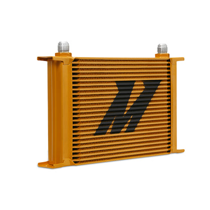 Mishimoto Universal 25-Row Oil Cooler - Gold - eliteracefab.com