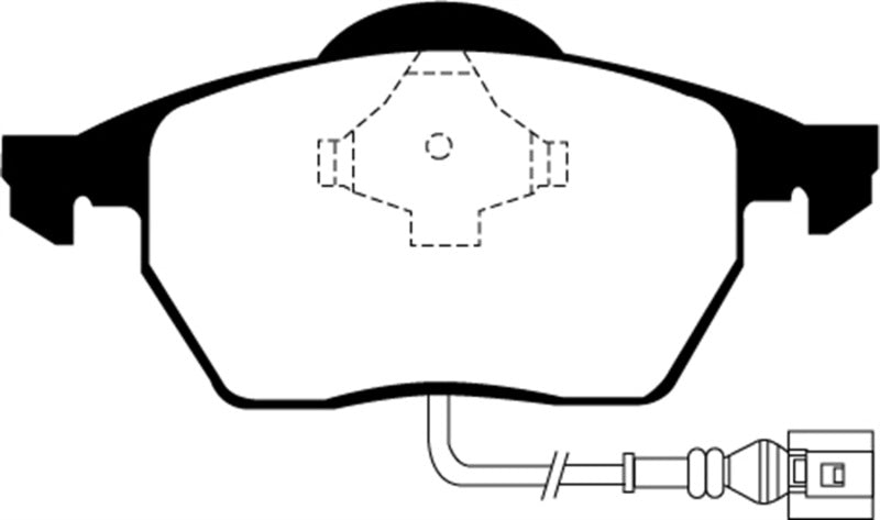 EBC 99-06 Audi TT 1.8 Turbo Redstuff Front Brake Pads - eliteracefab.com